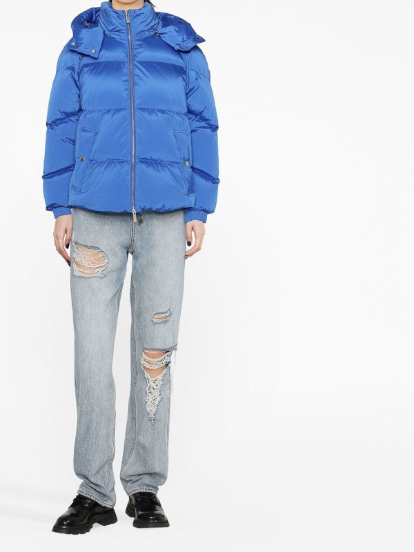 WOOLRICH: padded jackets online - Feather down hooded jacket