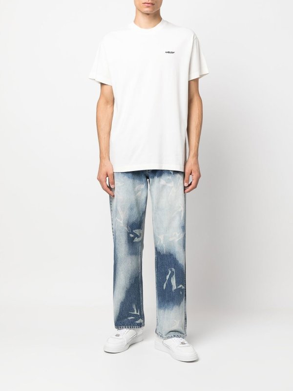 AMBUSH: t-shirts online - Embroidered-logo detail T-shirt