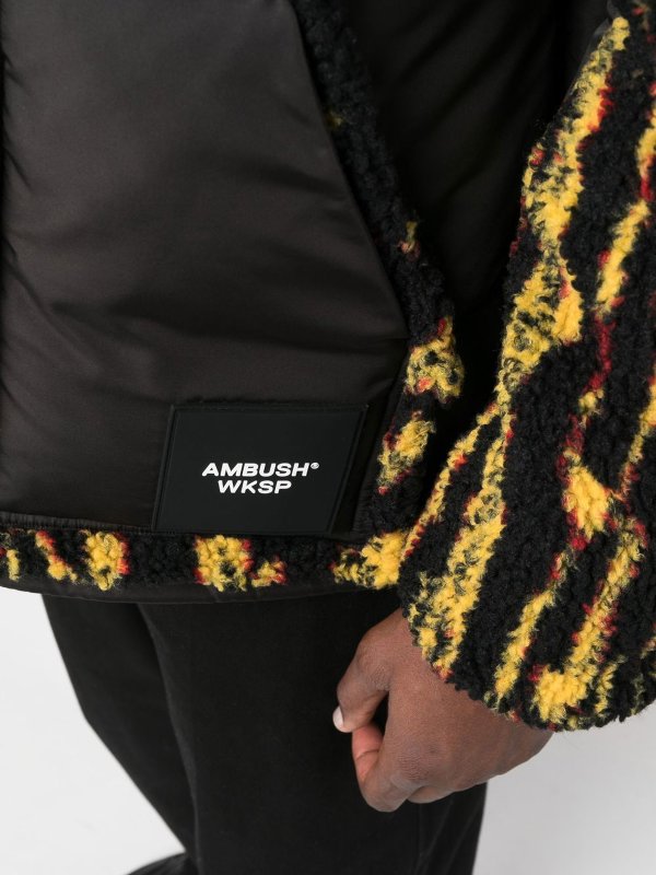 AMBUSH buy online Giubbotto trapuntato in finto shearling