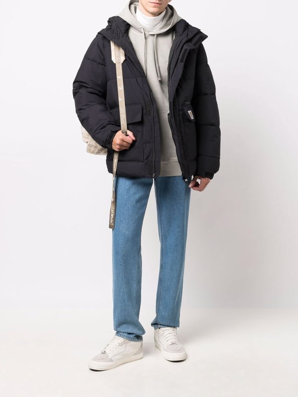 CARHARTT: padded jackets online - Logo-patch puffer jacket