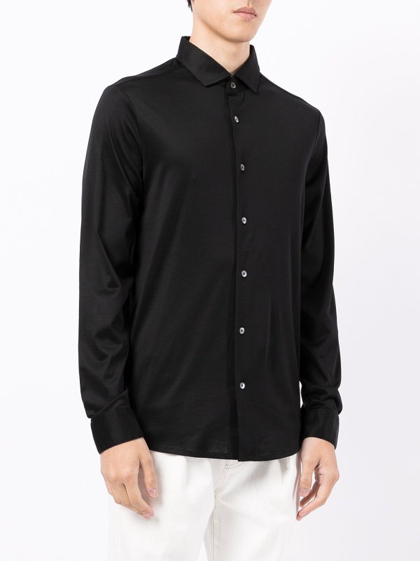iKRIX EMPORIO ARMANI: shirts - Lyocell and cotton blend shirt