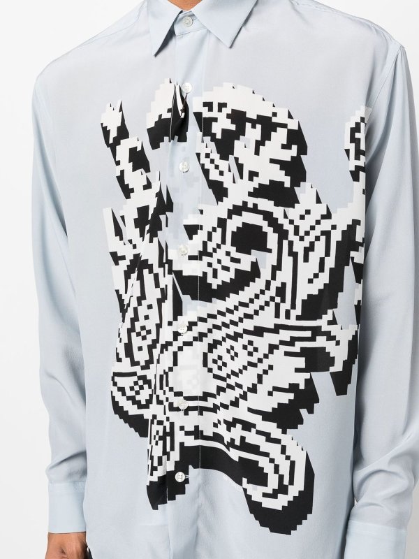 ETRO buy online Camicia in seta stampata