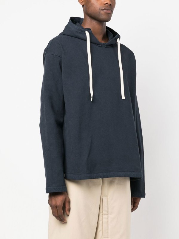 iKRIX JIL SANDER: Sweatshirts & Sweaters - Logo patch boxy hoodie