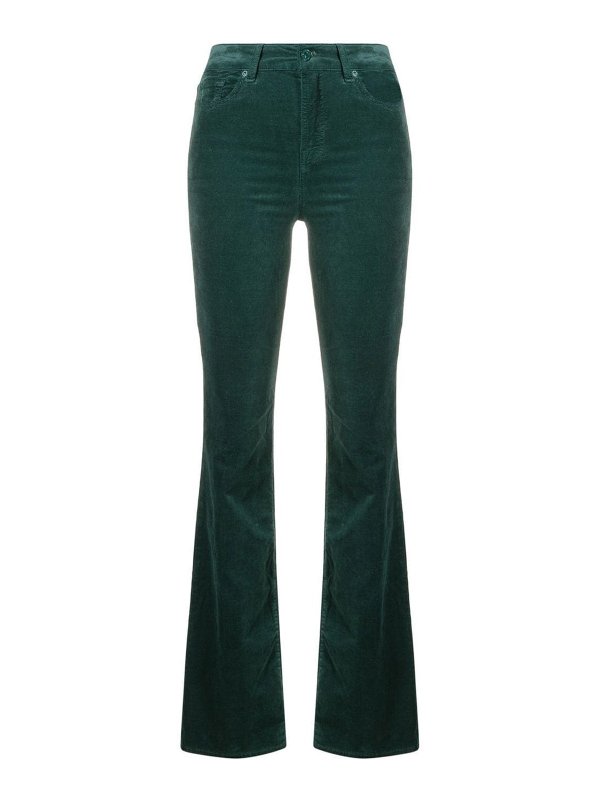7 FOR ALL MANKIND: flared jeans - Lisha Velvet jeans