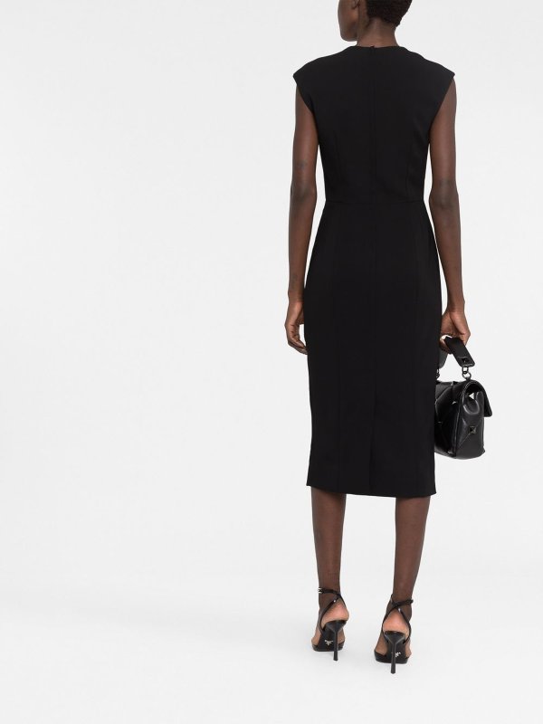 The Best Shops DOLCE & GABBANA: knee length dresses - Stretch viscose sleeveless dress