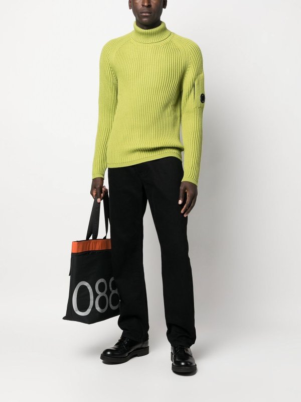 C.P. COMPANY: Col roulé & Col polo online - Pull Col Roulé - Jaune