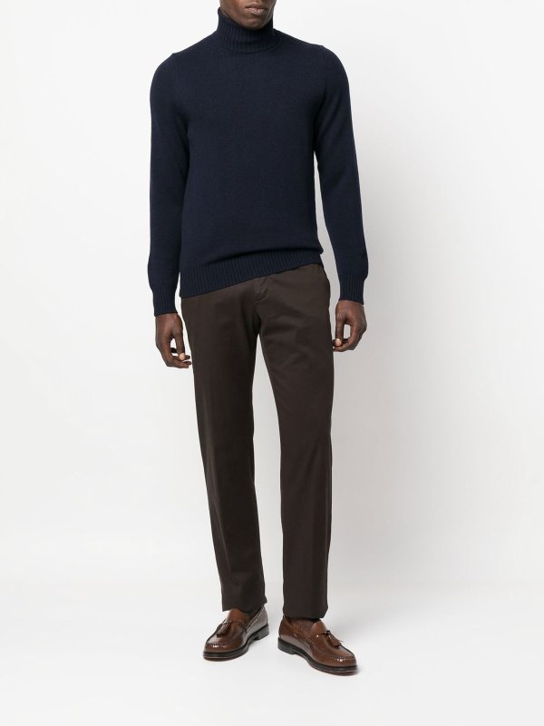 DRUMOHR: Col roulé & Col polo online - Pull Col Roulé - Bleu
