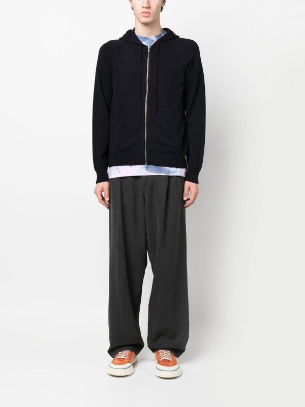 DRUMOHR: cardigans online - Merino wool zip-up cardigan