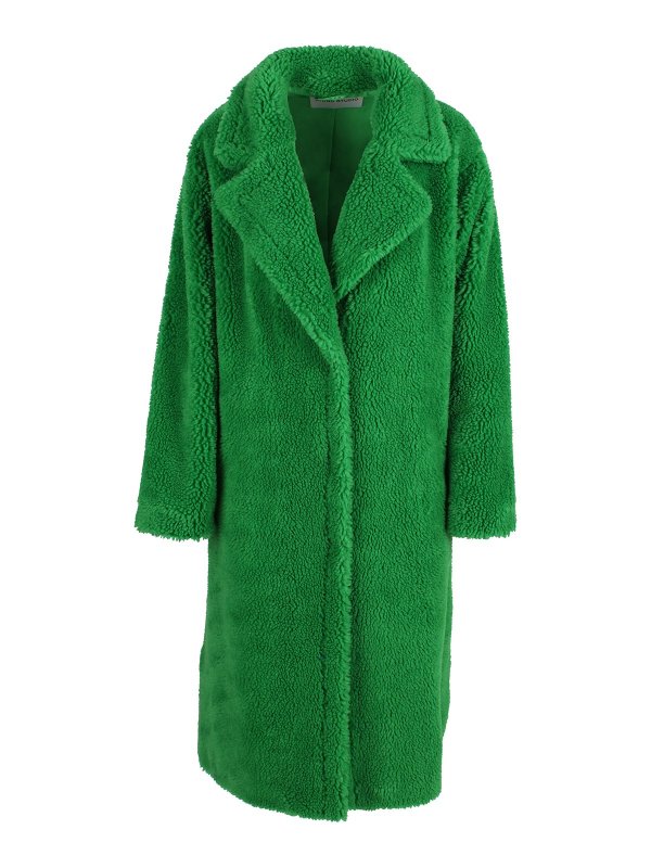 STAND STUDIO: Fur & Shearling Coats - Maria single-breasted coat