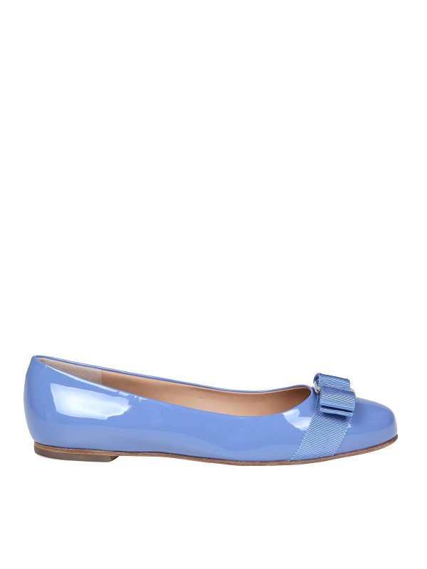 SALVATORE FERRAGAMO: Ballerinas - Ballerinas - Hellblau