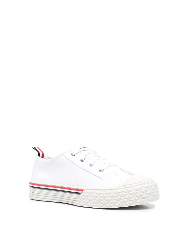 THOM BROWNE: Chaussures de sport online - Baskets - Blanc