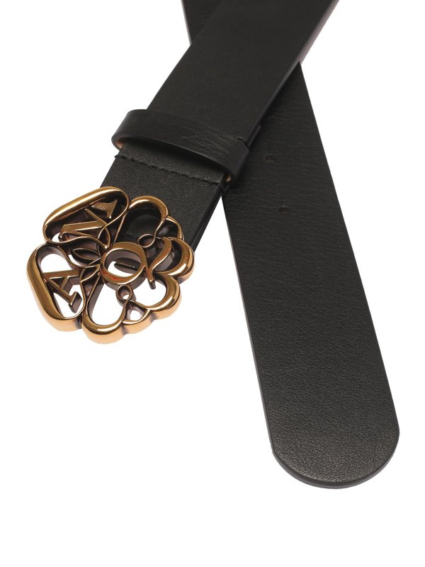 ALEXANDER MCQUEEN: ベルト online - ベルト - 黒