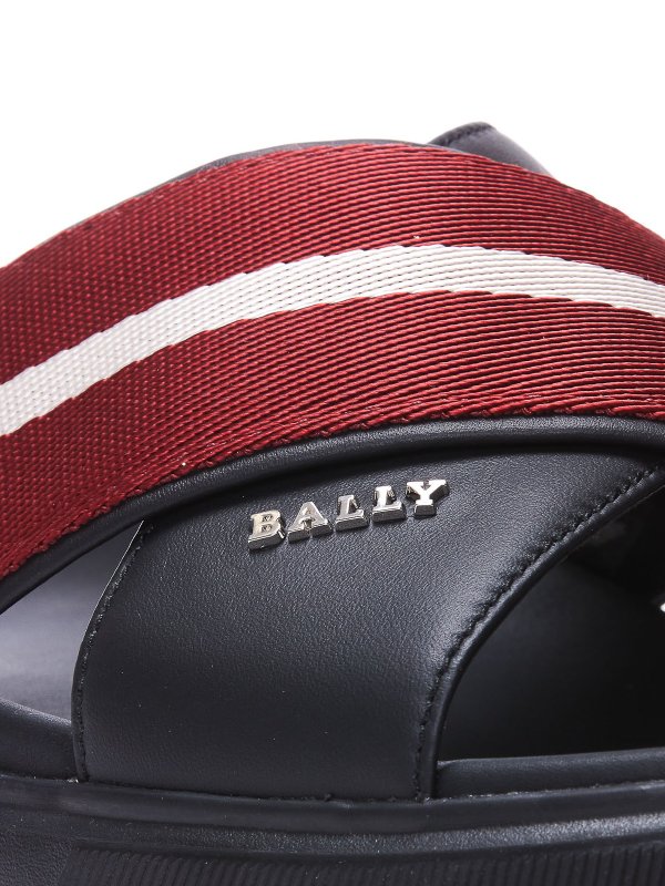 Leather sandals shop online: BALLY