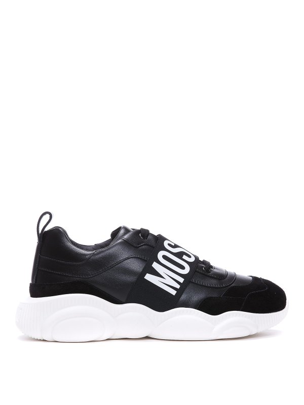 MOSCHINO: Chaussures de sport - Baskets - Noir