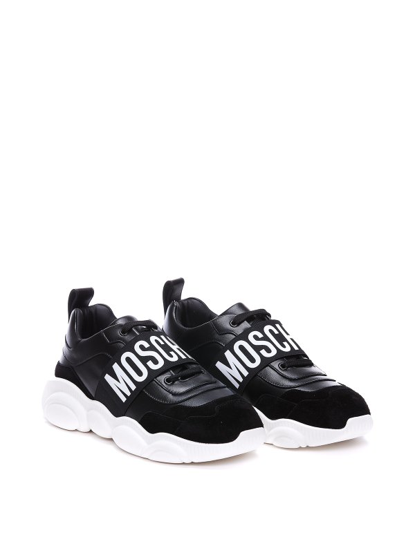 MOSCHINO: Chaussures de sport online - Baskets - Noir