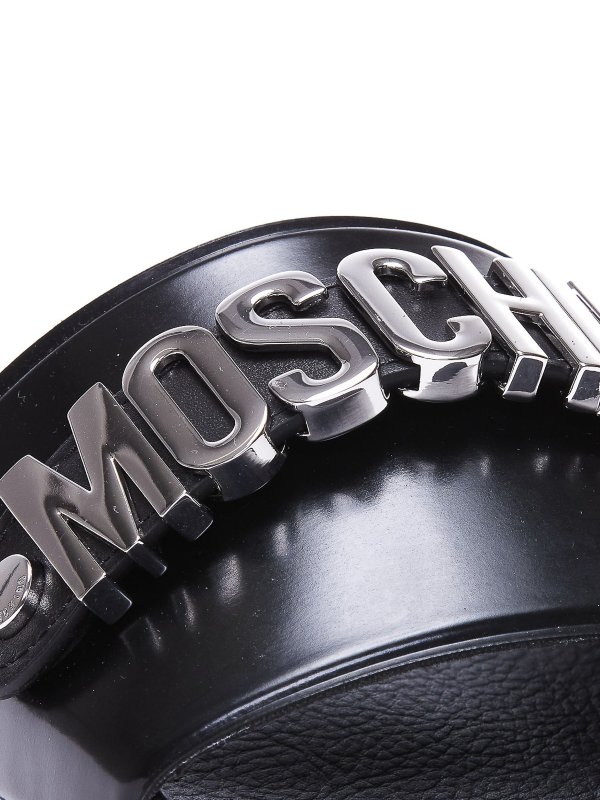 Rubber sliders shop online: MOSCHINO