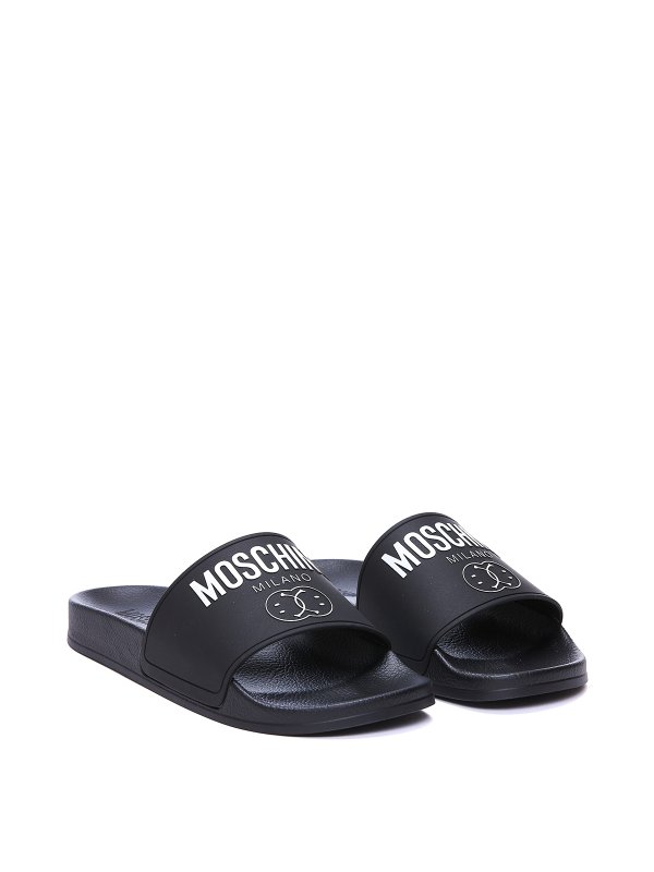 MOSCHINO: サンダル online - サンダル - 黒