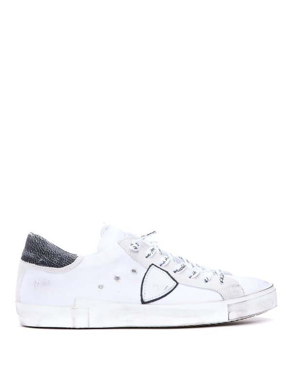 PHILIPPE MODEL: sneakers - Sneaker in pelle e tessuto