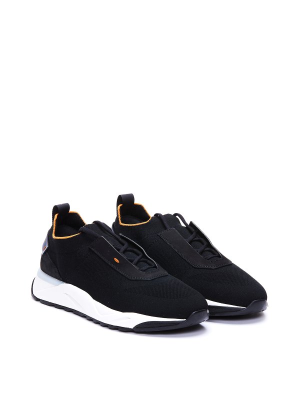 SANTONI: trainers online - Tech fabric sneakers
