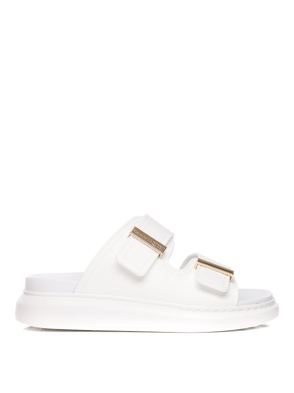 ALEXANDER MCQUEEN: sandals - Rubber sliders