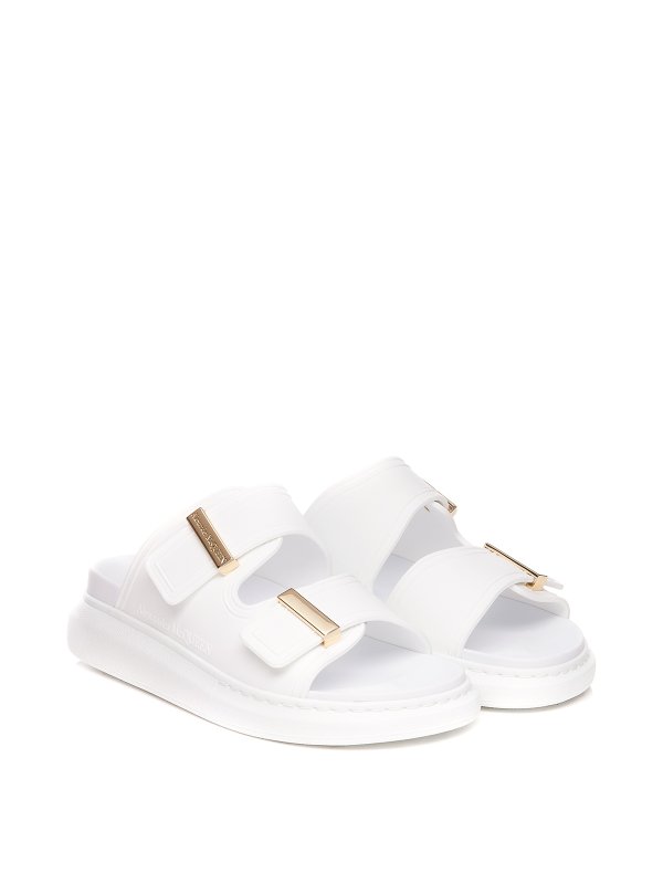 ALEXANDER MCQUEEN: sandals online - Rubber sliders