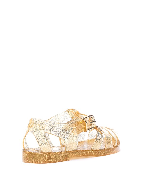 iKRIX MOSCHINO: サンダル - サンダル - 金