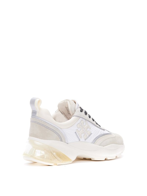 The Best Shops TORY BURCH: trainers - Leather and fabric sneakers