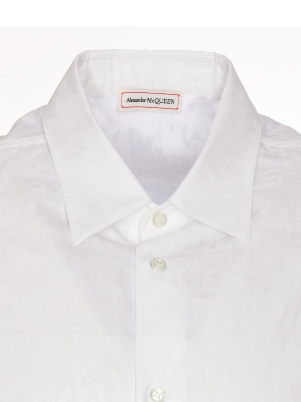 Cotton shirt shop online: ALEXANDER MCQUEEN