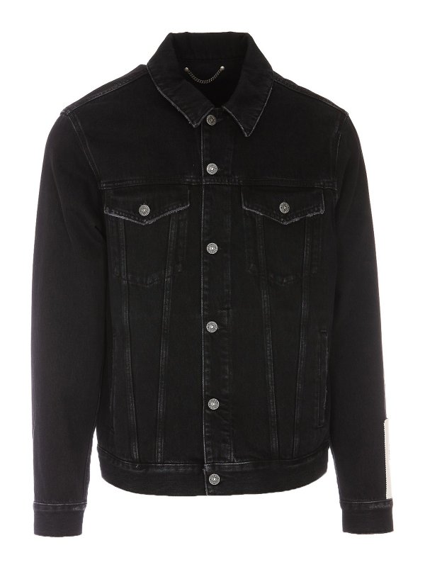 GOLDEN GOOSE: Chaquetas denim - Chaqueta Vaquera - Negro