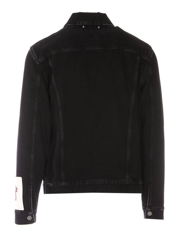GOLDEN GOOSE: Chaquetas denim online - Chaqueta Vaquera - Negro
