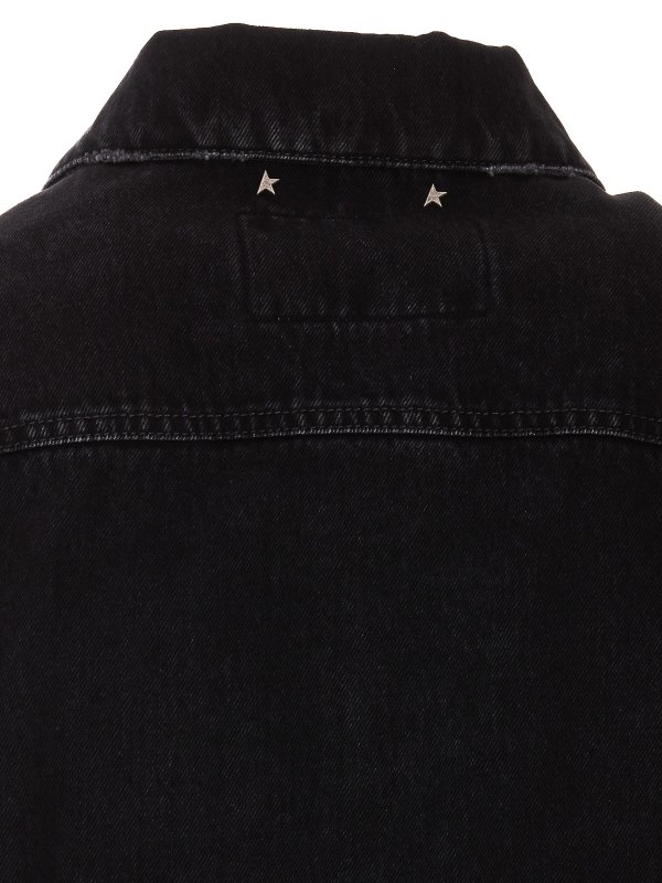 iKRIX GOLDEN GOOSE: Chaquetas denim - Chaqueta Vaquera - Negro