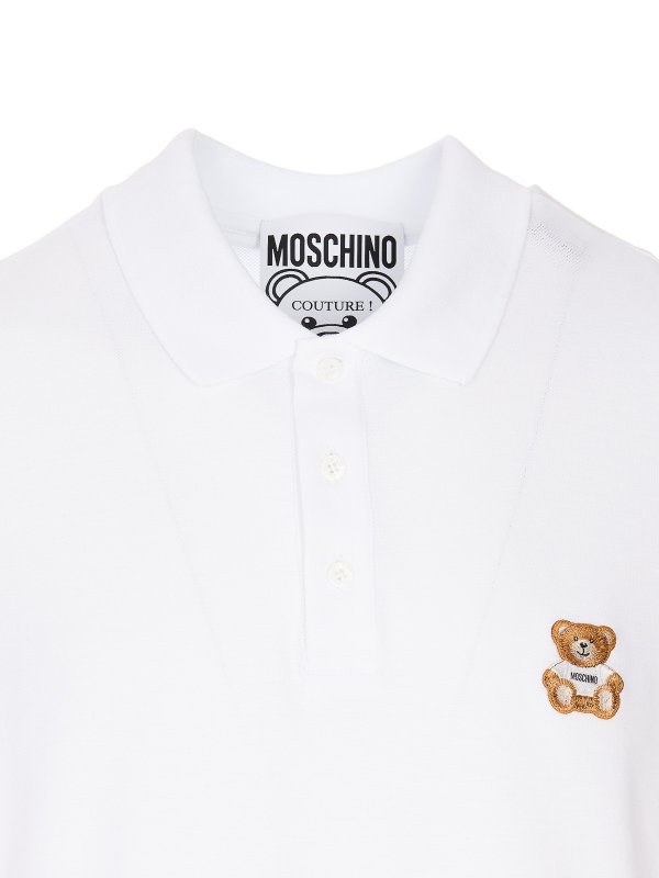 ポロシャツ - 白 shop online: MOSCHINO