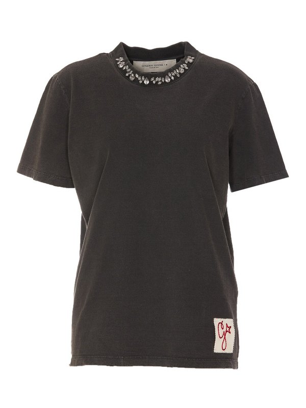 GOLDEN GOOSE: t-shirt - Maglietta in cotone