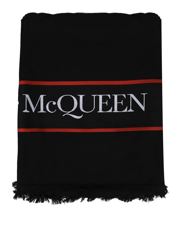ALEXANDER MCQUEEN: Couvertures & Plaids - Couverture - Noir