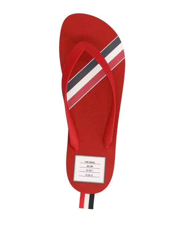 iKRIX THOM BROWNE: sandals - Logo flip flops