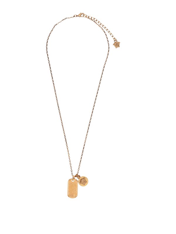 VERSACE: Collar - Collar - La Greca Tag