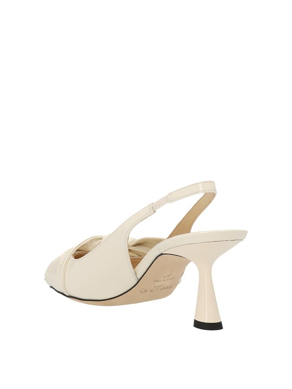 Jimmy Choo Elinor slingbacks - White - Women|ELINORSB65SOPLATTE