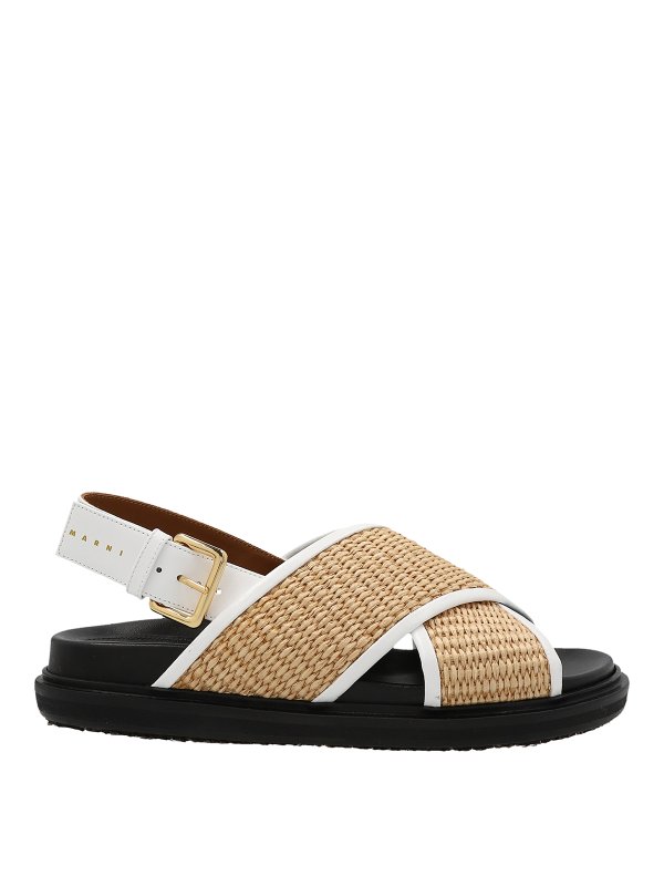 Marni: sandals - Fussbett sandals