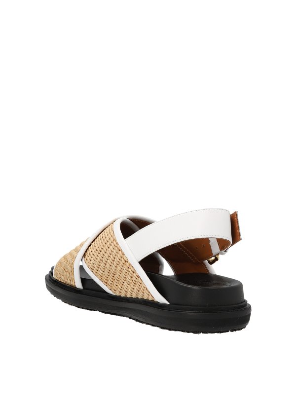Marni: sandals online - Fussbett sandals