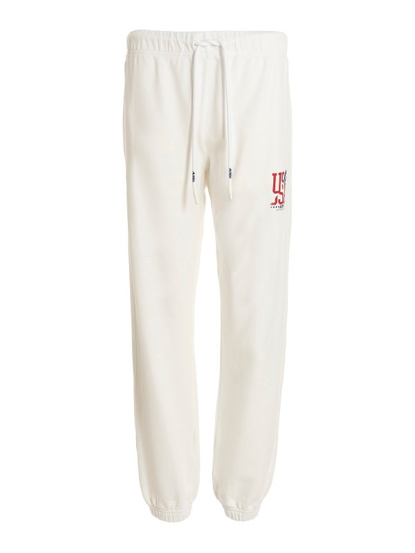AUTRY: pantaloni sport - Joggers con logo floccato