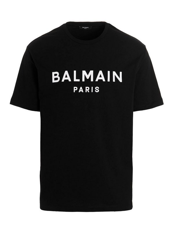 Balmain: Camisetas - Camiseta - Negro