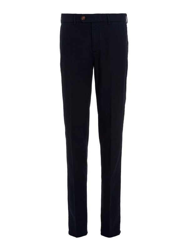 BRUNELLO CUCINELLI: Pantalons casual - Pantalons Décontractés - Bleu