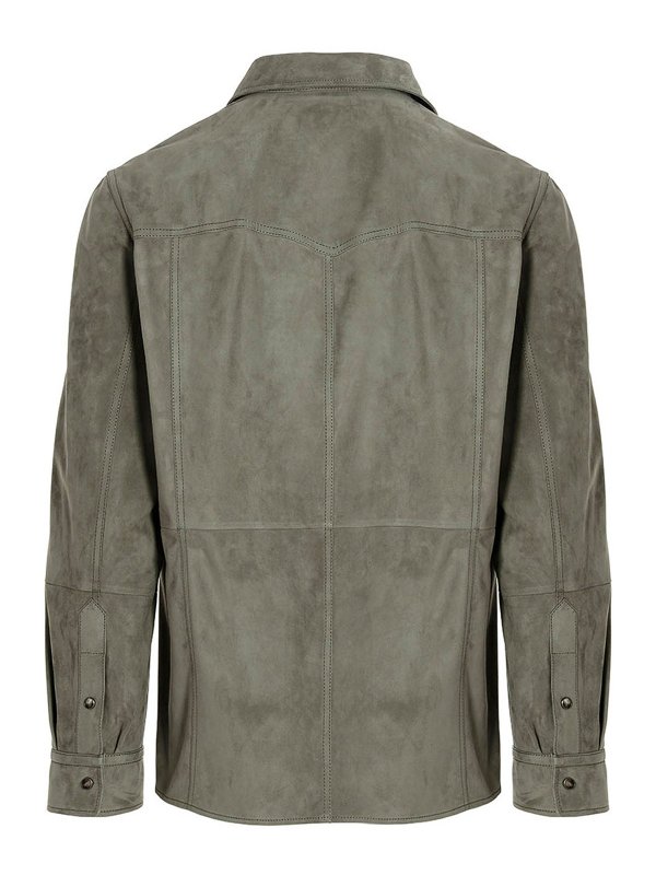 BRUNELLO CUCINELLI: shirts online - Suede shirt