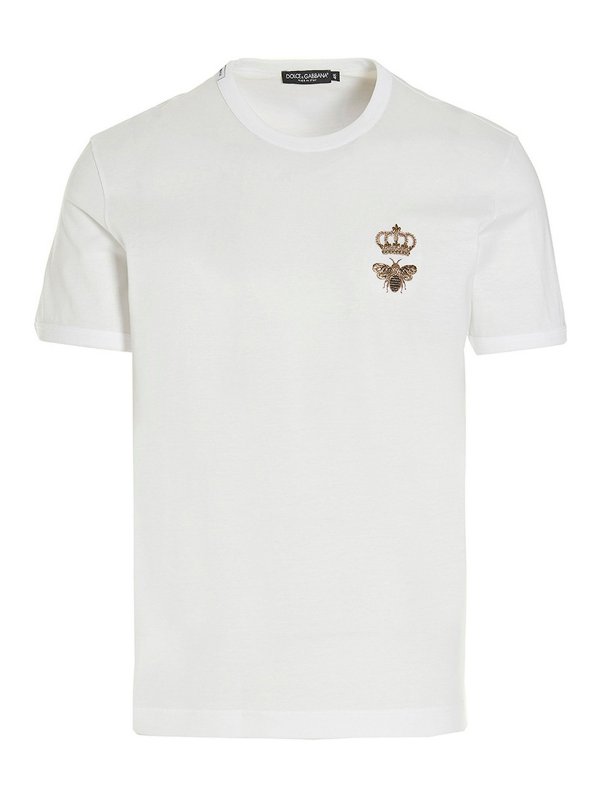 DOLCE & GABBANA: t-shirts - Black Sicily T-shirt