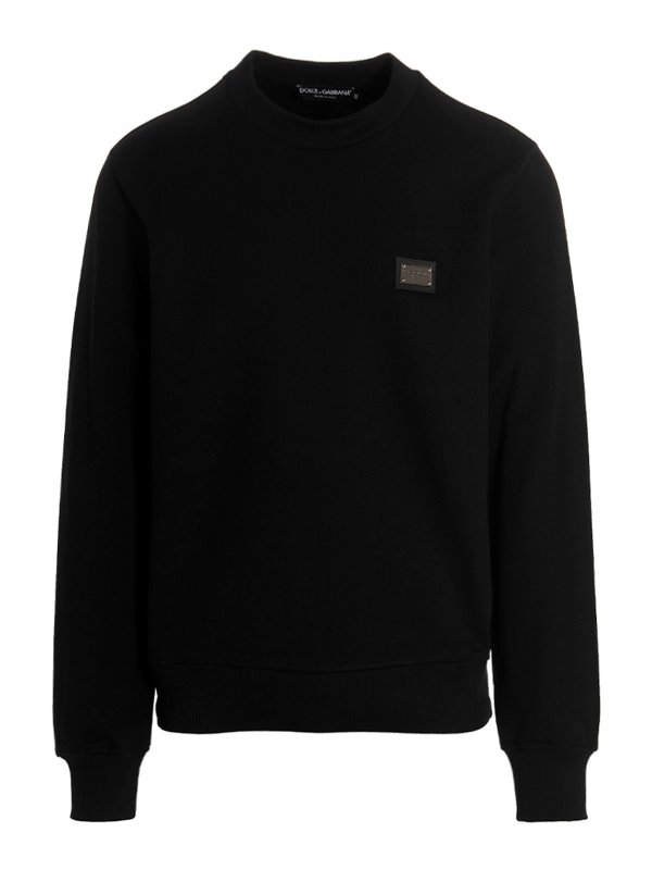 DOLCE & GABBANA: Sweatshirts & Pulls - Sweat-Shirts - Noir