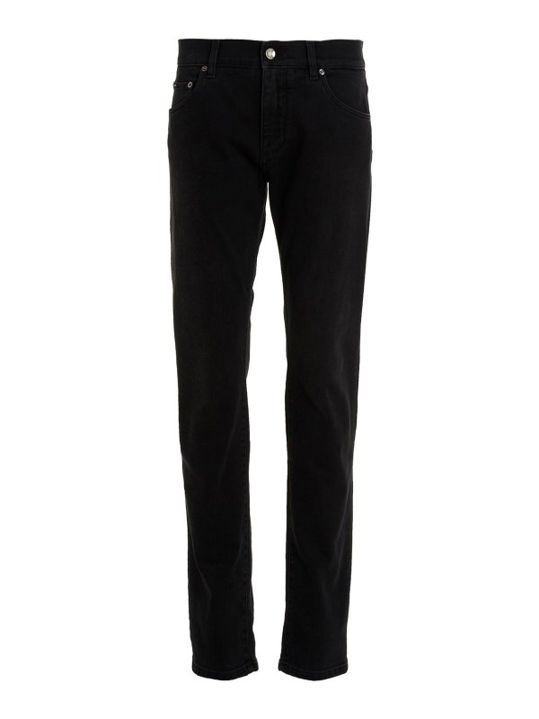 DOLCE & GABBANA: straight leg jeans - Denim jeans