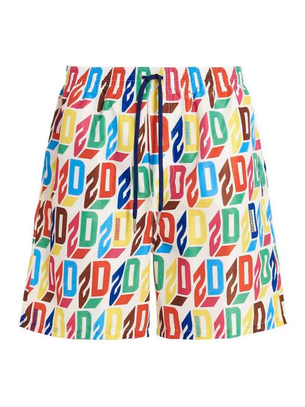 DSQUARED2: 水着 - スイムショーツ/スイムトランクス - マルチカラー