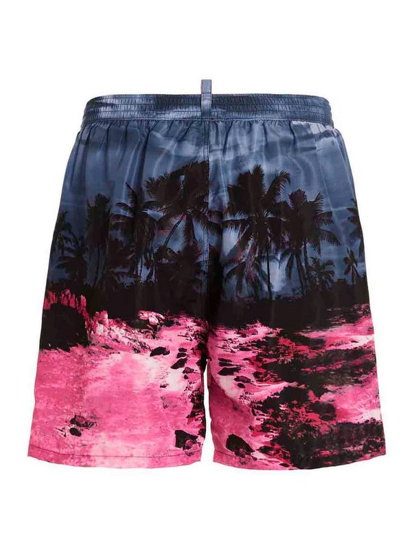 DSQUARED2: Shorts de bain online - Short De Bain - Multicolore