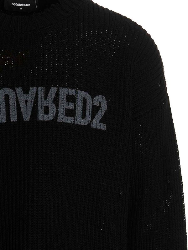 iKRIX DSQUARED2: maglia collo rotondo - Maglione D2 Reverse