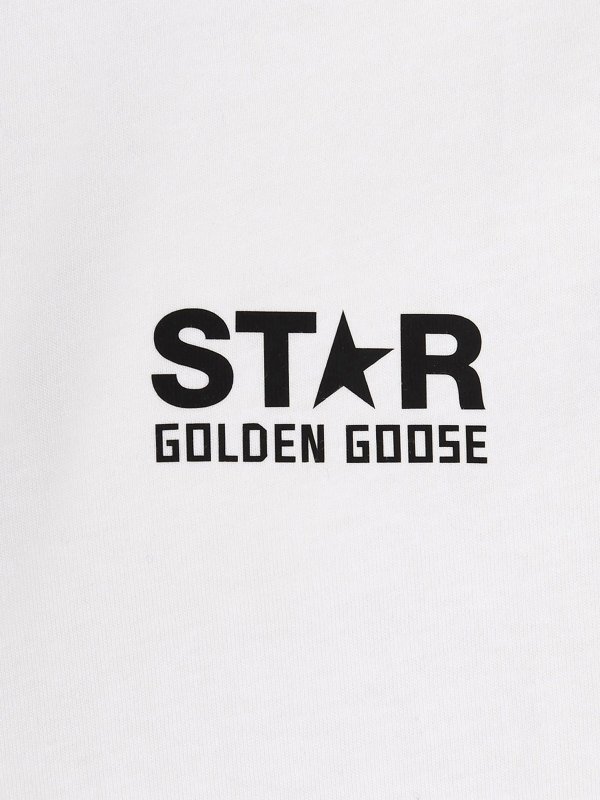 Tシャツ - 白 shop online: GOLDEN GOOSE